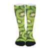 Kiwi Slices Print Long Socks