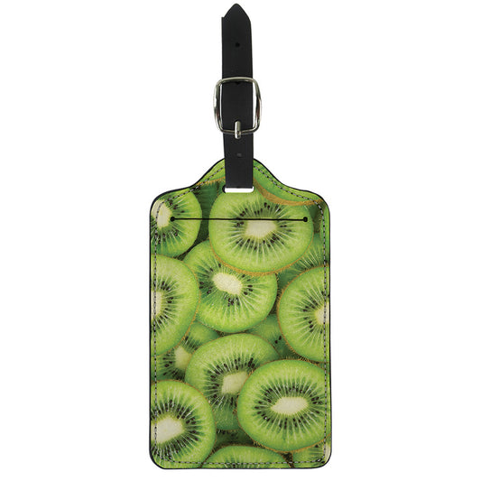 Kiwi Slices Print Luggage Tag