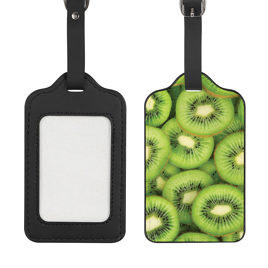 Kiwi Slices Print Luggage Tag