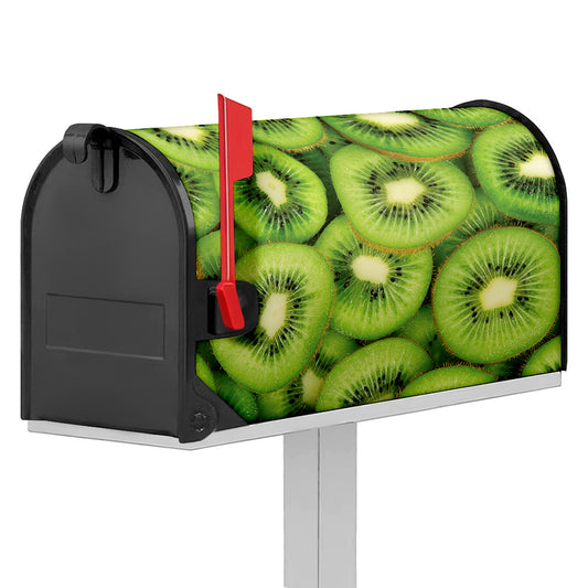 Kiwi Slices Print Mailbox Cover