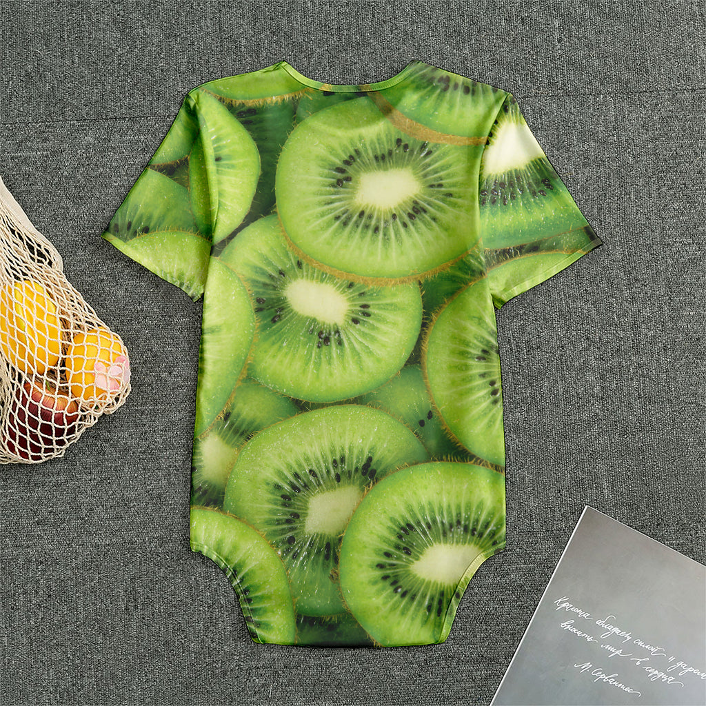 Kiwi Slices Print Men's Bodysuit