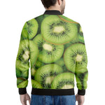Kiwi Slices Print Men's Bomber Jacket