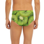 Kiwi Slices Print Men's Briefs