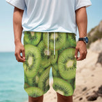 Kiwi Slices Print Men's Cargo Shorts