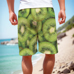 Kiwi Slices Print Men's Cargo Shorts