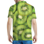 Kiwi Slices Print Men's Polo Shirt