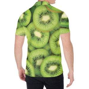 Kiwi Slices Print Men's Shirt