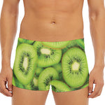 Kiwi Slices Print Men's Short Boxer Briefs