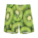 Kiwi Slices Print Men's Sports Shorts