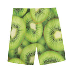 Kiwi Slices Print Men's Sports Shorts