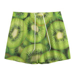 Kiwi Slices Print Mesh Shorts