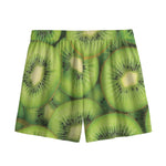 Kiwi Slices Print Mesh Shorts