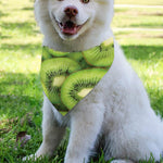 Kiwi Slices Print Over The Collar Dog Bandana