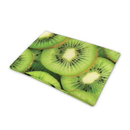 Kiwi Slices Print Pet Cooling Mat Cover