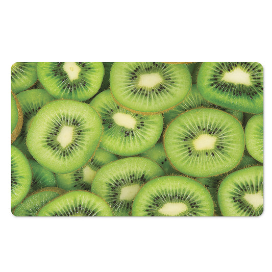 Kiwi Slices Print Polyester Doormat