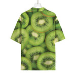 Kiwi Slices Print Rayon Hawaiian Shirt