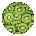 Kiwi Slices Print Round Floor Mat