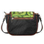 Kiwi Slices Print Saddle Bag