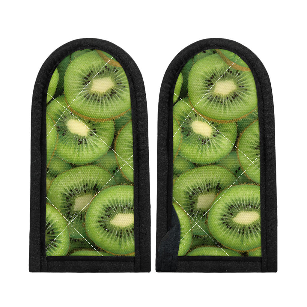 Kiwi Slices Print Skillet Handle Cover