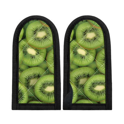Kiwi Slices Print Skillet Handle Cover