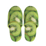 Kiwi Slices Print Slippers
