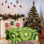 Kiwi Slices Print Tablecloth