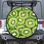 Kiwi Slices Print Tire Cover
