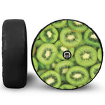 Kiwi Slices Print Tire Cover With Camera Hole
