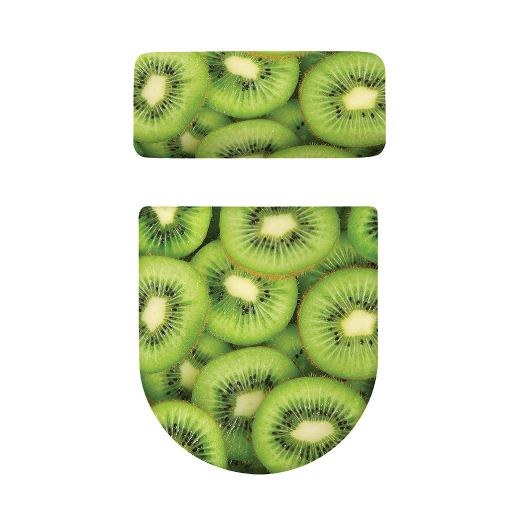 Kiwi Slices Print Toilet Lid And Tank Cover Set