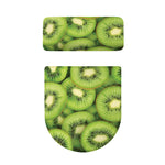 Kiwi Slices Print Toilet Lid And Tank Cover Set