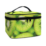 Kiwi Slices Print Travel Makeup Bag