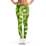 Kiwi Slices Print Women's Leggings