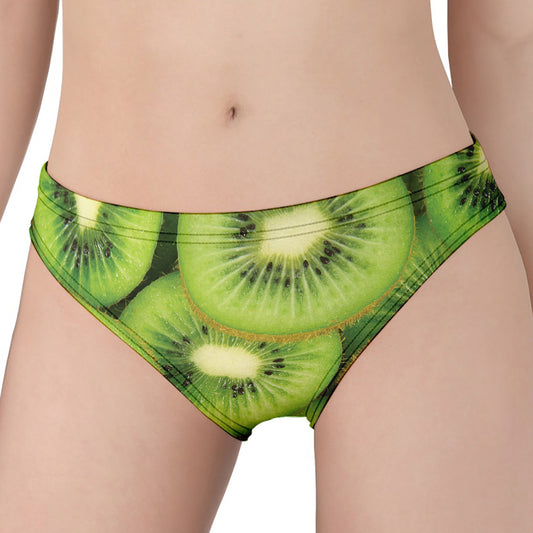 Kiwi Slices Print Women's Panties