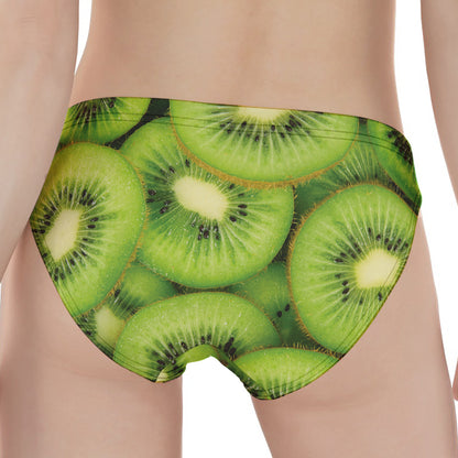 Kiwi Slices Print Women's Panties