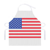 Knitted American Flag Print Adjustable Apron