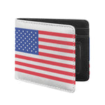 Knitted American Flag Print Bifold Wallet