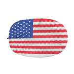 Knitted American Flag Print Car Side Mirror Covers