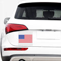 Knitted American Flag Print Car Sticker