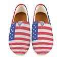 Knitted American Flag Print Casual Shoes