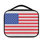 Knitted American Flag Print Classic Bible Case
