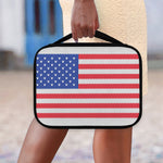 Knitted American Flag Print Classic Bible Case