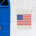 Knitted American Flag Print Garden Flag