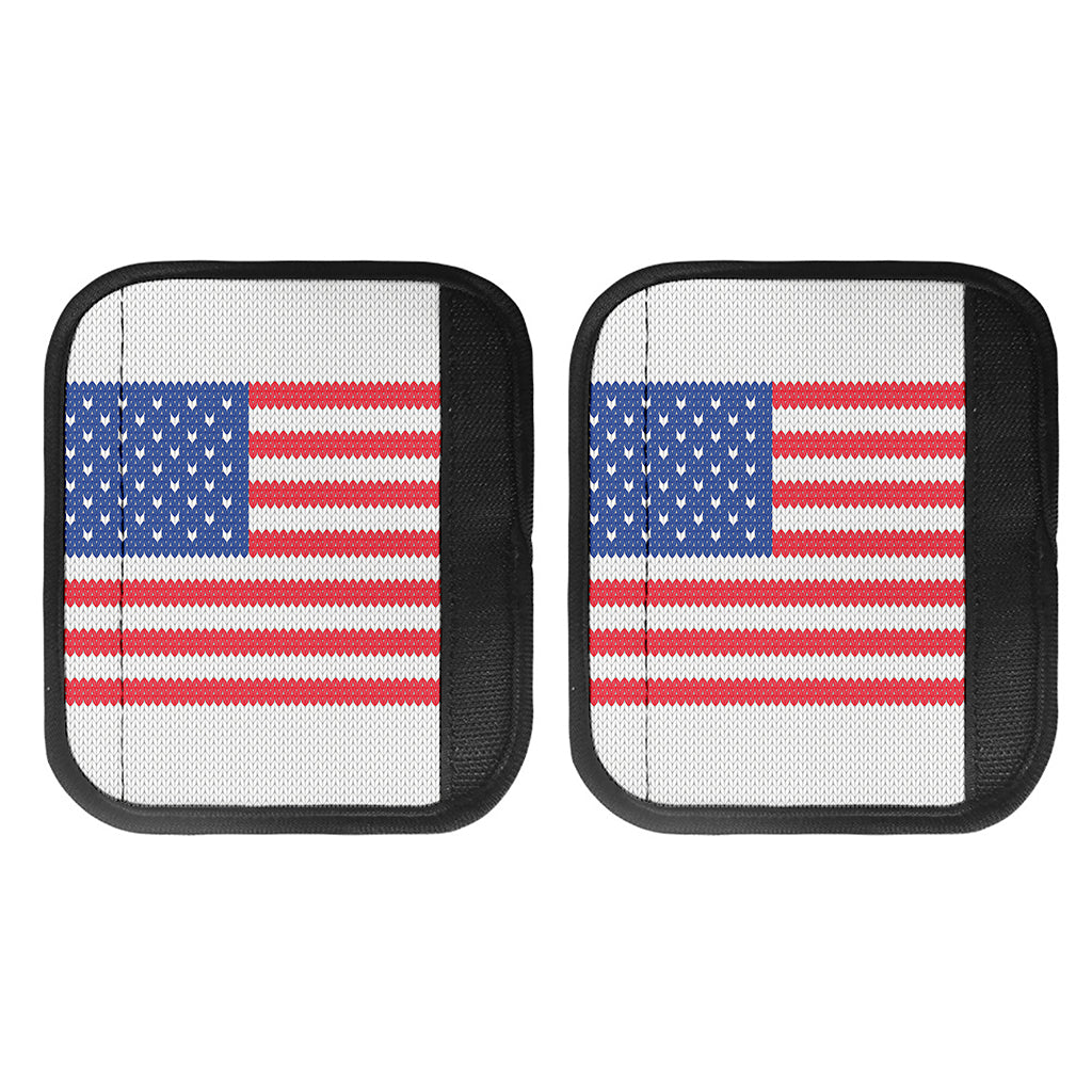 Knitted American Flag Print Handle Covers