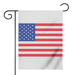 Knitted American Flag Print House Flag
