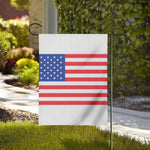 Knitted American Flag Print House Flag