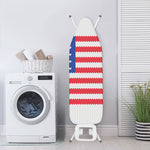 Knitted American Flag Print Ironing Board Cover