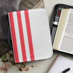 Knitted American Flag Print Leather Bible Cover