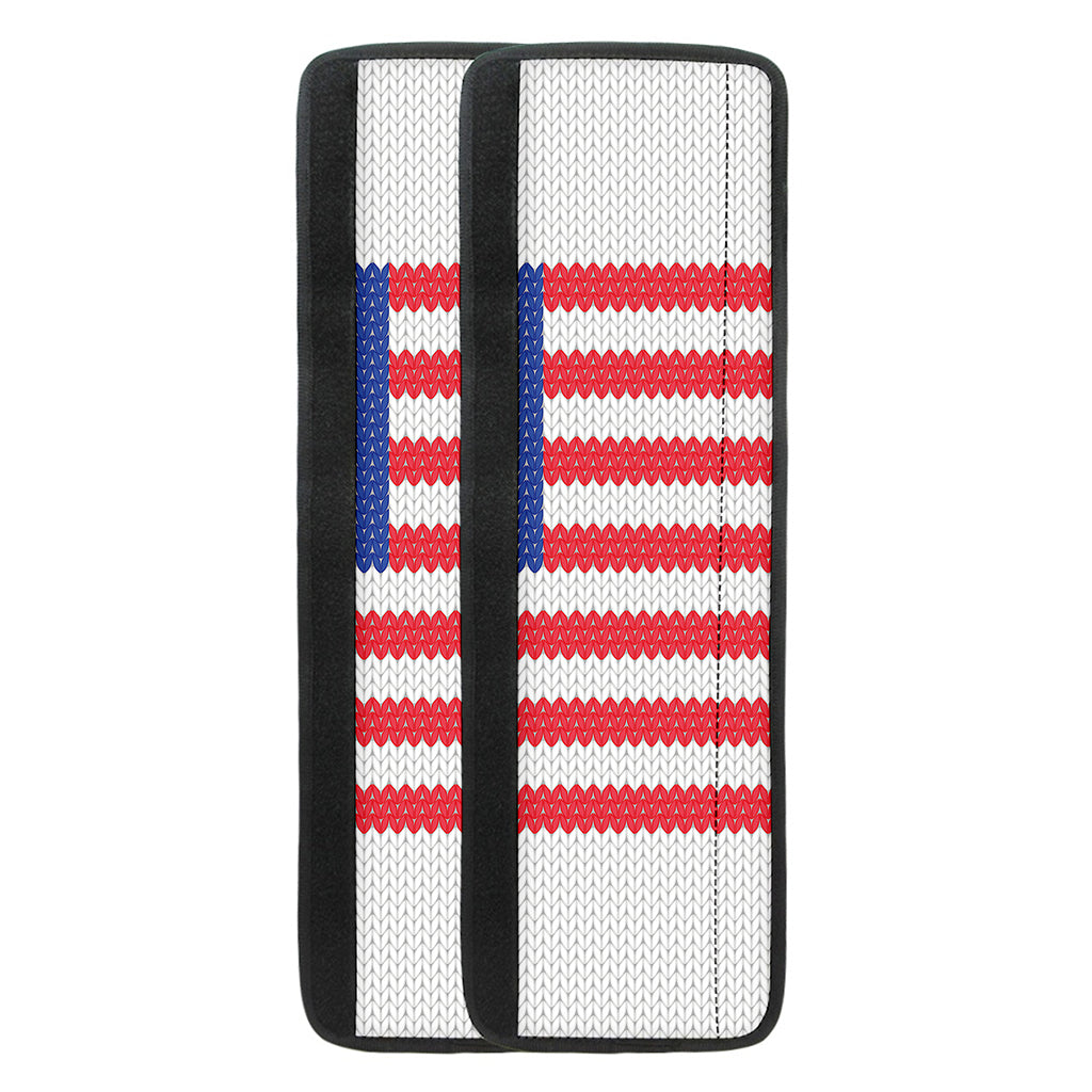 Knitted American Flag Print Refrigerator Handle Covers