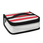 Knitted American Flag Print Small Lunch Bag