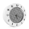 Knitted Raccoon Pattern Print Alarm Clock